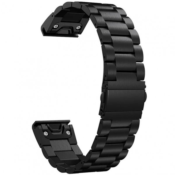  Ремешок Tech-Protect Stainless для Garmin Fenix 3 | 5X | 3HR | 5X Plus | 6X | 6X Pro | 7X Black (9589046920226)